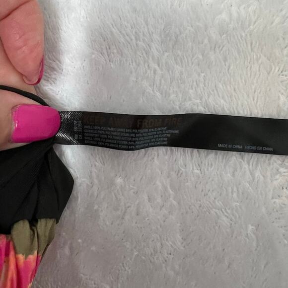 Free People Movement The Way Home Pink Brown Floral Shorts Size Medium Boho NWT - Picture 8 of 10